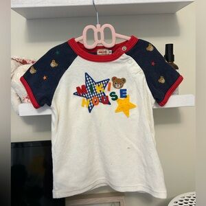 Miki House Embroidered Bear T-Shirt